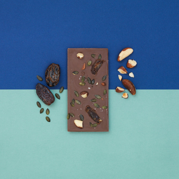 Dates, Brazil Nuts, Seeds Cocoa Jones Chocolate